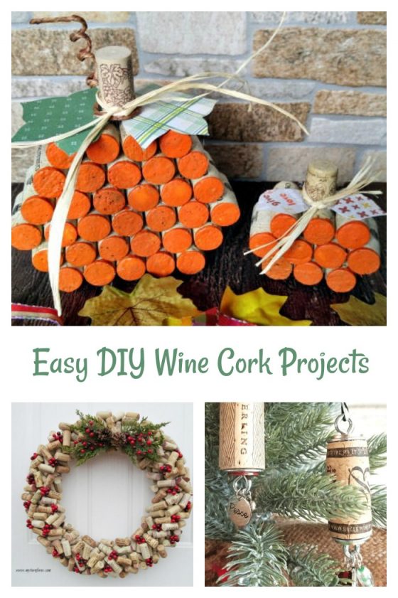 Wine Cork Projects Fun DIY Decor made from Wine Corks
