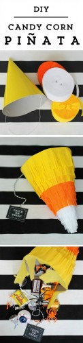 DIY Candy Corn Piñata  - Jess Explains It All