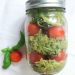 Mason jar zucchini tomato salad