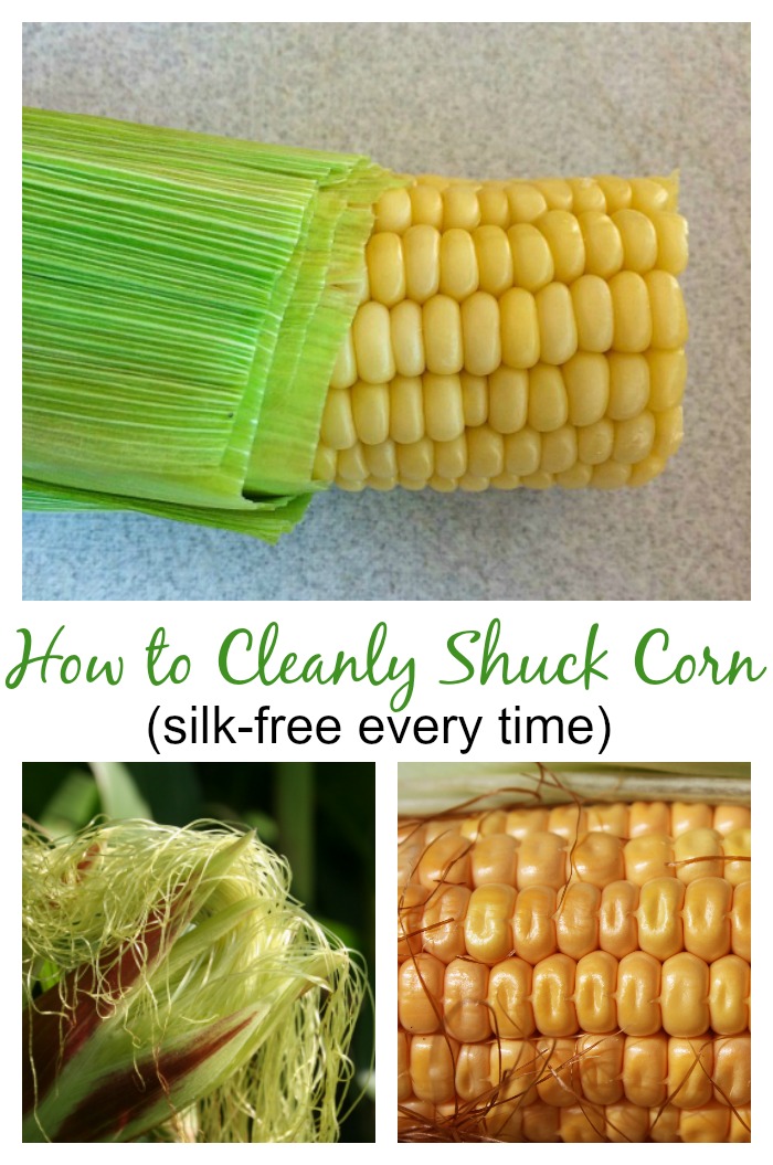 How to shuck corn for silk free ears every time