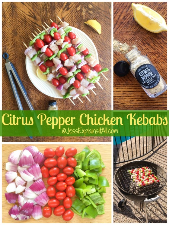 Citrus Pepper Chicken Kebabs Easy Summer BBQ Recipe