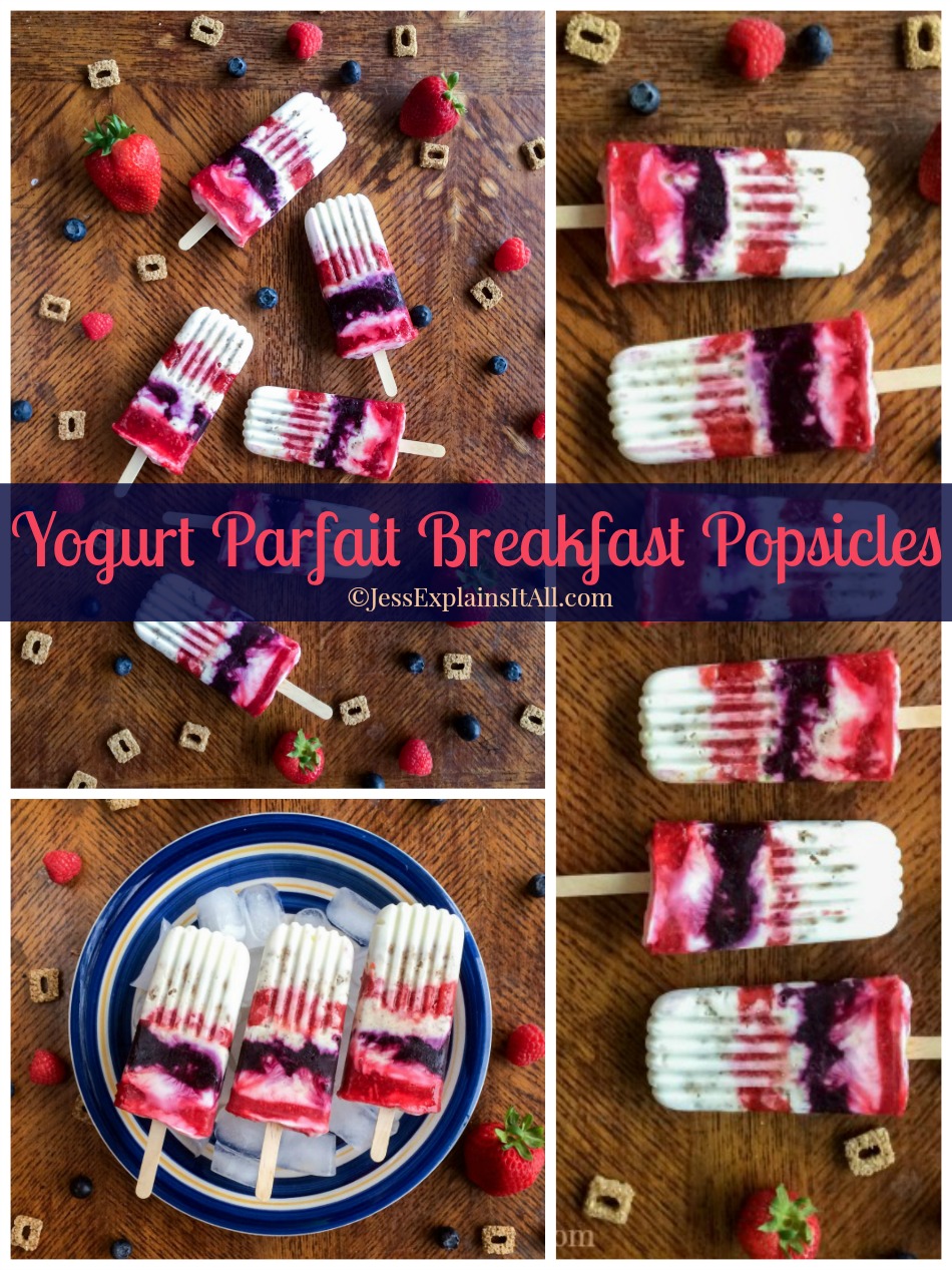 Yogurt Parfait Breakfast Popsicles - Perfect Vegan Start to your Day